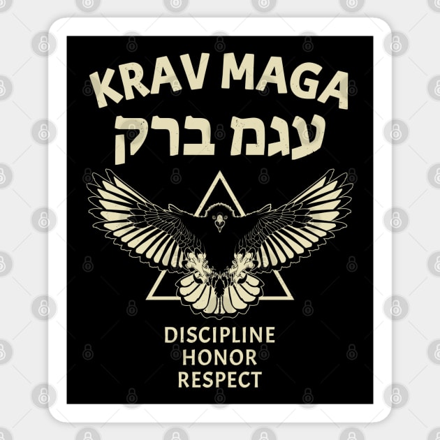 Krav Maga Eagle Sticker by NicGrayTees